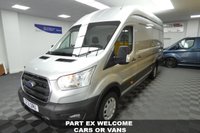 USED 2021 21 FORD TRANSIT 2.0 350 TREND ECOBLUE 130BHP 1 OWNER XLWB EURO 6 WITH LOW MILES  1 OWNER XLWB JUMBO APPLE CARPLAY EURO 6 12 MONTHS MOT