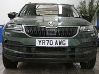 USED 2020 70 SKODA KAROQ 1.5 SE L TSI DSG 5d 148 BHP SAT NAV PART LEATHER REAR VIEW CAMERA CRUISE CONTROL PARKING SENSORS GENUINE LOW MILES 1 OWNER SERVICE HISTORY 6 MONTHS GOLD WARRANTY