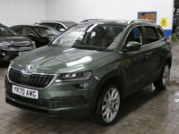 USED 2020 70 SKODA KAROQ 1.5 SE L TSI DSG 5d 148 BHP SAT NAV PART LEATHER REAR VIEW CAMERA CRUISE CONTROL PARKING SENSORS GENUINE LOW MILES 1 OWNER SERVICE HISTORY 6 MONTHS GOLD WARRANTY