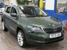 USED 2020 70 SKODA KAROQ 1.5 SE L TSI DSG 5d 148 BHP SAT NAV PART LEATHER REAR VIEW CAMERA CRUISE CONTROL PARKING SENSORS GENUINE LOW MILES 1 OWNER SERVICE HISTORY 6 MONTHS GOLD WARRANTY