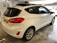 USED 2017 67 FORD FIESTA 1.0 TITANIUM 3d 99 BHP+PANORAMIC SUNROOF+SATNAV+2KEYS+ 2 KEYS+PANORAMIC ROOF+1 OWNER FROM NEW+AIRCON+PARKING SENSORS+HISTORY+NAV+ALLOYS+FROZEN WHITE PAINT+CLOTH TRIM+USB+MEDIA+AUX+HPI CLEAR+VOSA MOT HISTORY,+FULL DEALER FACILITIES+GOOD MPG,+RAC CHECKED+ The car is in very good condition in and out . Bodywork has no obvious dents or scratches . Interior is very clean without any obvious wear or tear to the seats or carpets.Tyres excellent ,Engine+gearbox in good order.
