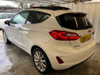 USED 2017 67 FORD FIESTA 1.0 TITANIUM 3d 99 BHP+PANORAMIC SUNROOF+SATNAV+2KEYS+ 2 KEYS+PANORAMIC ROOF+1 OWNER FROM NEW+AIRCON+PARKING SENSORS+HISTORY+NAV+ALLOYS+FROZEN WHITE PAINT+CLOTH TRIM+USB+MEDIA+AUX+HPI CLEAR+VOSA MOT HISTORY,+FULL DEALER FACILITIES+GOOD MPG,+RAC CHECKED+ The car is in very good condition in and out . Bodywork has no obvious dents or scratches . Interior is very clean without any obvious wear or tear to the seats or carpets.Tyres excellent ,Engine+gearbox in good order.