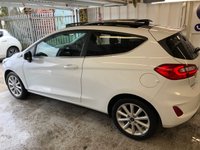USED 2017 67 FORD FIESTA 1.0 TITANIUM 3d 99 BHP+PANORAMIC SUNROOF+SATNAV+2KEYS+ 2 KEYS+PANORAMIC ROOF+1 OWNER FROM NEW+AIRCON+PARKING SENSORS+HISTORY+NAV+ALLOYS+FROZEN WHITE PAINT+CLOTH TRIM+USB+MEDIA+AUX+HPI CLEAR+VOSA MOT HISTORY,+FULL DEALER FACILITIES+GOOD MPG,+RAC CHECKED+ The car is in very good condition in and out . Bodywork has no obvious dents or scratches . Interior is very clean without any obvious wear or tear to the seats or carpets.Tyres excellent ,Engine+gearbox in good order.