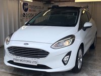 USED 2017 67 FORD FIESTA 1.0 TITANIUM 3d 99 BHP+PANORAMIC SUNROOF+SATNAV+2KEYS+ 2 KEYS+PANORAMIC ROOF+1 OWNER FROM NEW+AIRCON+PARKING SENSORS+HISTORY+NAV+ALLOYS+FROZEN WHITE PAINT+CLOTH TRIM+USB+MEDIA+AUX+HPI CLEAR+VOSA MOT HISTORY,+FULL DEALER FACILITIES+GOOD MPG,+RAC CHECKED+ The car is in very good condition in and out . Bodywork has no obvious dents or scratches . Interior is very clean without any obvious wear or tear to the seats or carpets.Tyres excellent ,Engine+gearbox in good order.