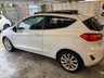USED 2017 67 FORD FIESTA 1.0 TITANIUM 3d 99 BHP+PANORAMIC SUNROOF+SATNAV+2KEYS+ 2 KEYS+PANORAMIC ROOF+1 OWNER FROM NEW+AIRCON+PARKING SENSORS+HISTORY+NAV+ALLOYS+FROZEN WHITE PAINT+CLOTH TRIM+USB+MEDIA+AUX+HPI CLEAR+VOSA MOT HISTORY,+FULL DEALER FACILITIES+GOOD MPG,+RAC CHECKED+ The car is in very good condition in and out . Bodywork has no obvious dents or scratches . Interior is very clean without any obvious wear or tear to the seats or carpets.Tyres excellent ,Engine+gearbox in good order.