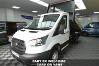 USED 2020 20 FORD TRANSIT 2.0 350 LEADER C/C ECOBLUE 129 BHP TIPPER WITH AIR CON & EURO 6  1 OWNER TWIN REAR WHEEL TIPPER WITH AIR CON