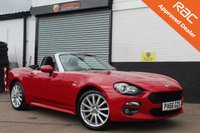 USED 2016 66 FIAT 124 1.4 SPIDER MULTIAIR LUSSO 2d 139 BHP VIEW AND RESERVE ONLINE OR CALL 01527-853940 FOR MORE INFO.