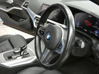 USED 2021 21 BMW 3 SERIES 2.0 330E M SPORT 5d 288 BHP PLUGIN HYBRID SAT NAV HEATED LEATHER REAR CAMERA CRUISE CONTROL PARKING SENSORS 1 OWNER SERVICE HISTORY GENUINE MILEAGE
