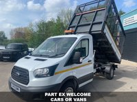 USED 2019 19 FORD TRANSIT 2.0 350 L2 130BHP CAGED TIPPER 1 OWNER 6 MONTHS WARRANTY EURO 6  1 OWNER LOW MILES CAGED TIPPER 6 MONTHS WARRANTY