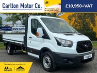 USED 2018 68 FORD TRANSIT 2.0 350 L3 DROPSIDE 12 FT ALLOY BODY 129 BHP EURO 6 / L3