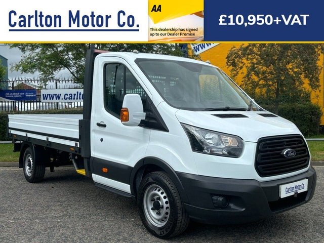 2018 68 Ford Transit 2.0 350 L3 DROPSIDE 12 FT ALLOY BODY 129 BHP