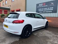 USED 2013 13 VOLKSWAGEN SCIROCCO 2.0 TDI BLUEMOTION TECHNOLOGY 2d 140 BHP *FSH *DAB *NAV *BLACK ALLOYS