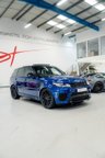 USED 2015 15 LAND ROVER RANGE ROVER SPORT 5.0 SVR 5d 550 BHP ESTORIL BLUE/22'S/CARBON