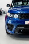 USED 2015 15 LAND ROVER RANGE ROVER SPORT 5.0 SVR 5d 550 BHP ESTORIL BLUE/22'S/CARBON