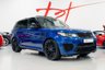 USED 2015 15 LAND ROVER RANGE ROVER SPORT 5.0 SVR 5d 550 BHP ESTORIL BLUE/22'S/CARBON