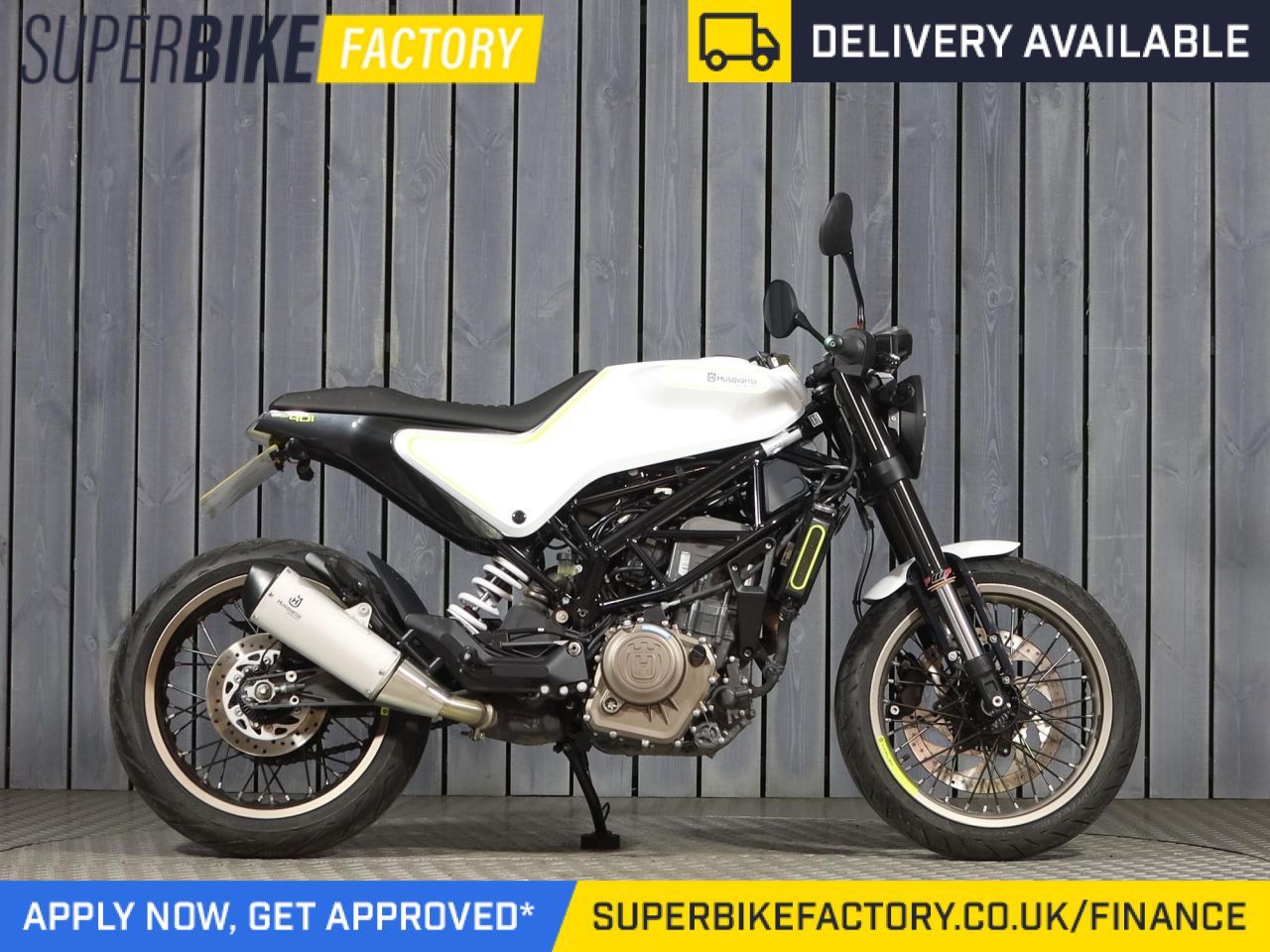 2019 HUSQVARNA VITPILEN 401 WHITE with 2202 miles Used Motorbikes Dealer Macclesfield