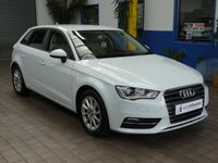 USED 2013 63 AUDI A3 1.6 TDI SE 5d 104 BHP &pound;0 ROAD TAX NICE TIDY EXAMPLE SAT NAV BLUETOOTH RADIO CD PARKING SENSORS