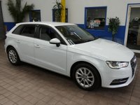 USED 2013 63 AUDI A3 1.6 TDI SE 5d 104 BHP &pound;0 ROAD TAX NICE TIDY EXAMPLE SAT NAV BLUETOOTH RADIO CD PARKING SENSORS