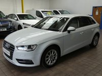 USED 2013 63 AUDI A3 1.6 TDI SE 5d 104 BHP &pound;0 ROAD TAX NICE TIDY EXAMPLE SAT NAV BLUETOOTH RADIO CD PARKING SENSORS
