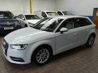 USED 2013 63 AUDI A3 1.6 TDI SE 5d 104 BHP &pound;0 ROAD TAX NICE TIDY EXAMPLE SAT NAV BLUETOOTH RADIO CD PARKING SENSORS