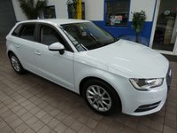 USED 2013 63 AUDI A3 1.6 TDI SE 5d 104 BHP &pound;0 ROAD TAX NICE TIDY EXAMPLE SAT NAV BLUETOOTH RADIO CD PARKING SENSORS
