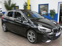 USED 2019 69 BMW 2 SERIES 1.5 225XE M SPORT PREMIUM ACTIVE TOURER 5d 134 BHP Panoramic Sunroof, Sat Nav, Leather, Harman Kardan, Premium Pack, Comfort Pack, Heated Seats, Heated Steering Wheel, Electric Driver Seat with Memory. 1 Owner Service history 6 Months Warranty