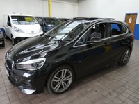 USED 2019 69 BMW 2 SERIES 1.5 225XE M SPORT PREMIUM ACTIVE TOURER 5d 134 BHP Panoramic Sunroof, Sat Nav, Leather, Harman Kardan, Premium Pack, Comfort Pack, Heated Seats, Heated Steering Wheel, Electric Driver Seat with Memory. 1 Owner Service history 6 Months Warranty