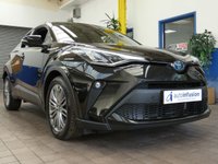 USED 2021 21 TOYOTA CHR 1.8 EXCEL 5d 121 BHP SAT NAV HEATED LEATHER REAR CAMERA PARKING SENSORS 1 OWNER TOYOTA WARRANTY TILL MARCH 2031