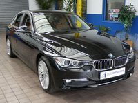 USED 2014 64 BMW 3 SERIES 2.0 320D LUXURY 4d 184 BHP &pound;35 ROAD TAX VISIBILTY PACK MEDIA PACK BUSINESS SAT NAV LEATHER HEATED SEATS PARKING SENSORS 2 OWNER SERVICE HISTORY 6 MONTHS GOLD WARRANTY