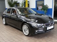 USED 2014 64 BMW 3 SERIES 2.0 320D LUXURY 4d 184 BHP &pound;35 ROAD TAX VISIBILTY PACK MEDIA PACK BUSINESS SAT NAV LEATHER HEATED SEATS PARKING SENSORS 2 OWNER SERVICE HISTORY 6 MONTHS GOLD WARRANTY