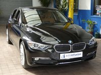 USED 2014 64 BMW 3 SERIES 2.0 320D LUXURY 4d 184 BHP &pound;35 ROAD TAX VISIBILTY PACK MEDIA PACK BUSINESS SAT NAV LEATHER HEATED SEATS PARKING SENSORS 2 OWNER SERVICE HISTORY 6 MONTHS GOLD WARRANTY
