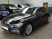 USED 2014 64 BMW 3 SERIES 2.0 320D LUXURY 4d 184 BHP &pound;35 ROAD TAX VISIBILTY PACK MEDIA PACK BUSINESS SAT NAV LEATHER HEATED SEATS PARKING SENSORS 2 OWNER SERVICE HISTORY 6 MONTHS GOLD WARRANTY