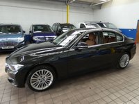 USED 2014 64 BMW 3 SERIES 2.0 320D LUXURY 4d 184 BHP &pound;35 ROAD TAX VISIBILTY PACK MEDIA PACK BUSINESS SAT NAV LEATHER HEATED SEATS PARKING SENSORS 2 OWNER SERVICE HISTORY 6 MONTHS GOLD WARRANTY