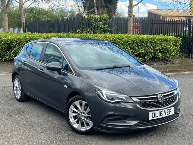 2016 16 Vauxhall Astra 1.4 DESIGN 5d 123 BHP