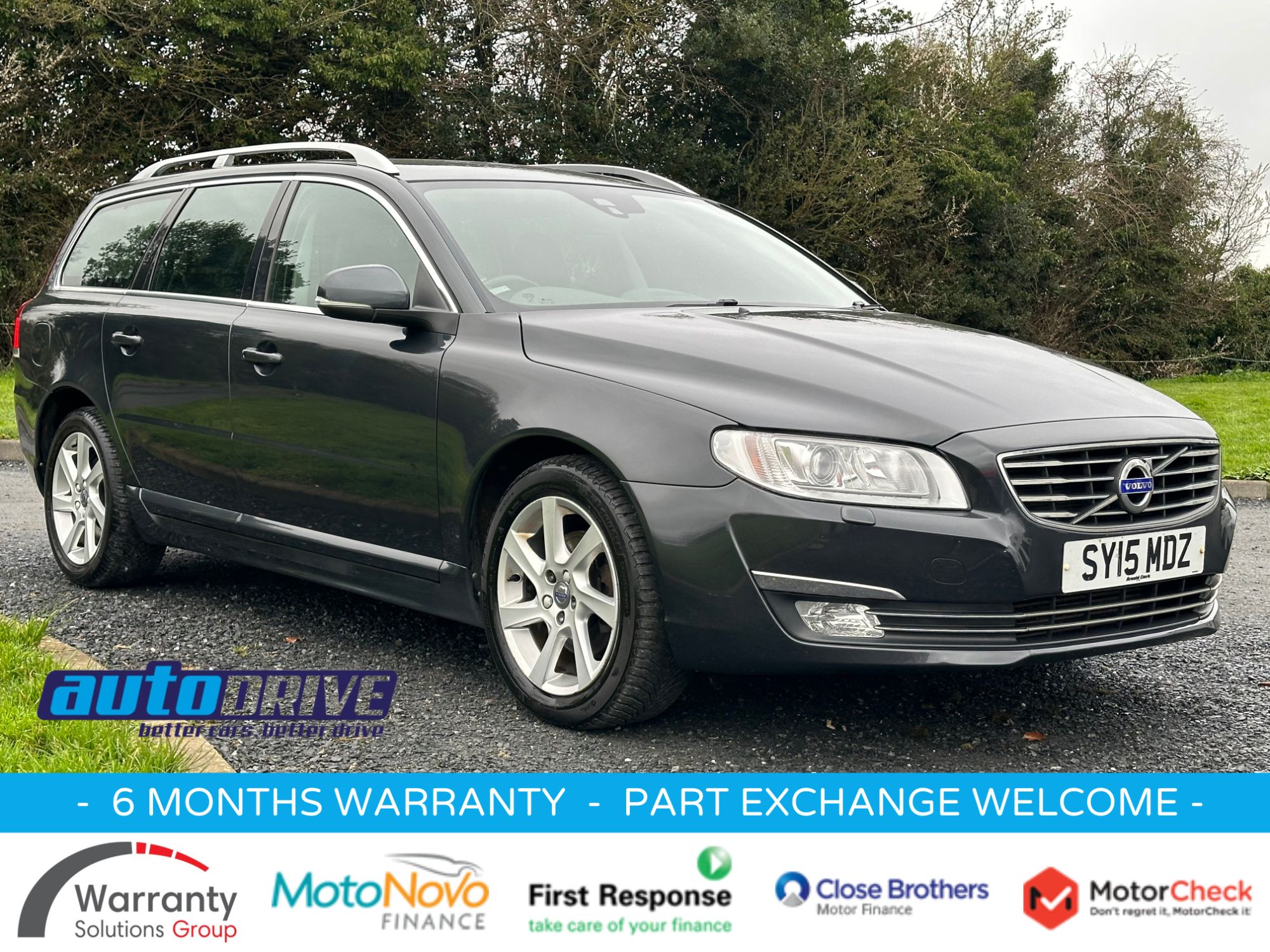 2015 Volvo V70 D4 SE Lux £9,990 
