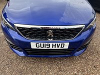 USED 2019 19 PEUGEOT 308 1.2 S/S SW GT LINE 5d 129 BHP BIG SPEC CAR, 18 IN  ALLOYS, PAN ROOF, SAT NAV, MEGA VALUE, WETBELT DONE
