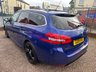 USED 2019 19 PEUGEOT 308 1.2 S/S SW GT LINE 5d 129 BHP BIG SPEC CAR, 18 IN  ALLOYS, PAN ROOF, SAT NAV, MEGA VALUE, WETBELT DONE