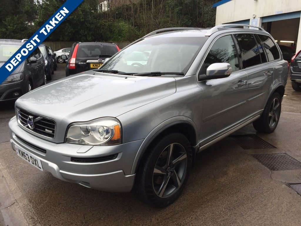USED 2013 63 VOLVO XC90 2.4 D5 R-DESIGN NAV AWD 5d 200 BHP STUNNING VOLVO XC90 R-DESIGN