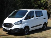USED 2019 19 FORD TRANSIT CUSTOM 2.0 300 BASE DCIV L1 H1 104 BHP www.suffolkcarcentre.co.uk - Located at Ilketshall
