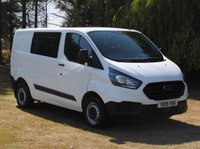 USED 2019 19 FORD TRANSIT CUSTOM 2.0 300 BASE DCIV L1 H1 104 BHP www.suffolkcarcentre.co.uk - Located at Ilketshall