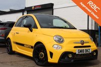USED 2018 18 ABARTH 500 1.4 595 3d 144 BHP VIEW AND RESERVE ONLINE OR CALL 01527-853940 FOR MORE INFO.