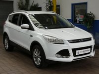 USED 2015 64 FORD KUGA 2.0 TITANIUM TDCI 5d 148 BHP PART LEATHER CRUISE CONTROL 2 OWNERS FROM NEW WARRANTY