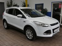 USED 2015 64 FORD KUGA 2.0 TITANIUM TDCI 5d 148 BHP PART LEATHER CRUISE CONTROL 2 OWNERS FROM NEW WARRANTY