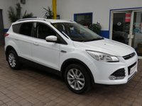USED 2015 64 FORD KUGA 2.0 TITANIUM TDCI 5d 148 BHP PART LEATHER CRUISE CONTROL 2 OWNERS FROM NEW WARRANTY
