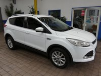 USED 2015 64 FORD KUGA 2.0 TITANIUM TDCI 5d 148 BHP PART LEATHER CRUISE CONTROL 2 OWNERS FROM NEW WARRANTY