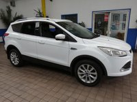 USED 2015 64 FORD KUGA 2.0 TITANIUM TDCI 5d 148 BHP PART LEATHER CRUISE CONTROL 2 OWNERS FROM NEW WARRANTY