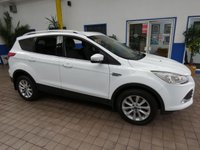 USED 2015 64 FORD KUGA 2.0 TITANIUM TDCI 5d 148 BHP PART LEATHER CRUISE CONTROL 2 OWNERS FROM NEW WARRANTY