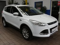 USED 2015 64 FORD KUGA 2.0 TITANIUM TDCI 5d 148 BHP PART LEATHER CRUISE CONTROL 2 OWNERS FROM NEW WARRANTY