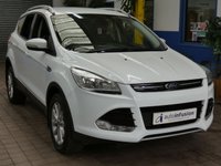 USED 2015 64 FORD KUGA 2.0 TITANIUM TDCI 5d 148 BHP PART LEATHER CRUISE CONTROL 2 OWNERS FROM NEW WARRANTY