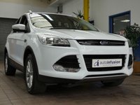 USED 2015 64 FORD KUGA 2.0 TITANIUM TDCI 5d 148 BHP PART LEATHER CRUISE CONTROL 2 OWNERS FROM NEW WARRANTY